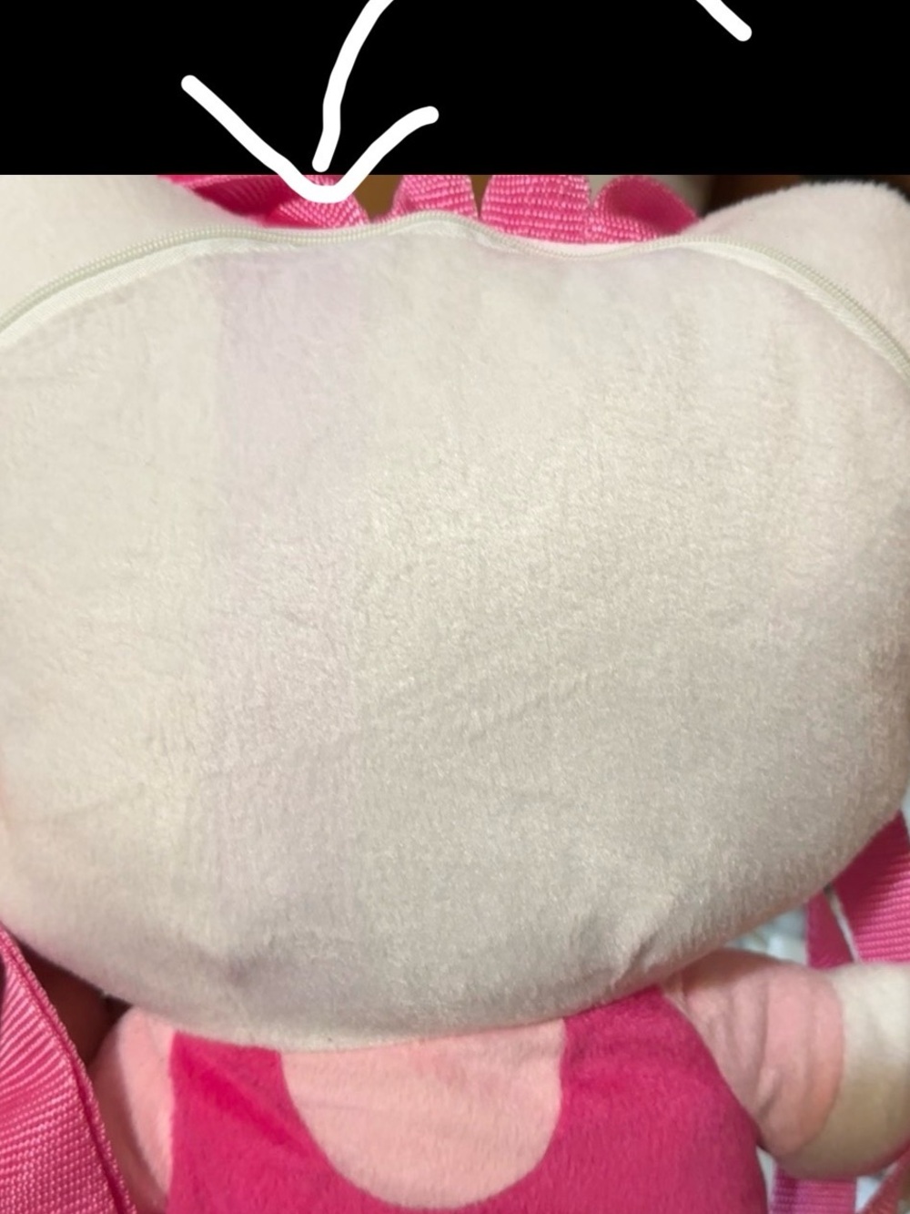 HELLO KITTY Plush Backpack - Picture 4 of 4